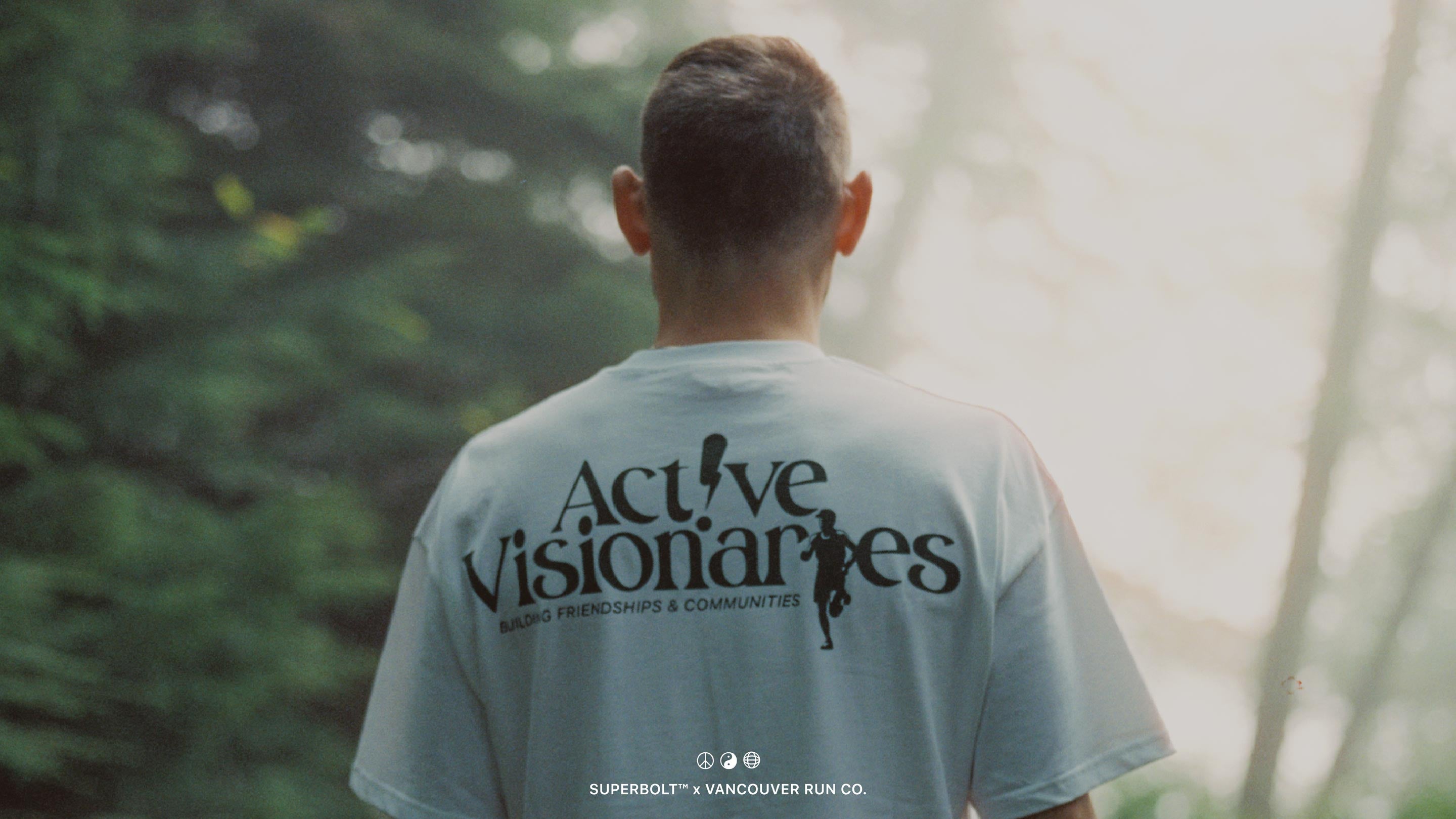 "Active Visionaries" Runner's T-Shirt To Celebrate The Pursuit Of Experiencing Peak Performance Through Mental Focus and Adaptogenic Tea.